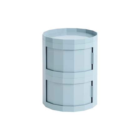 Rangement Facet Low / H 49 cm - 2 portes / Avec roulettes - Hay