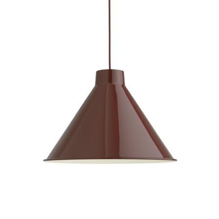 Suspension Top métal rouge / Ø 38 x H 26 cm - Muuto