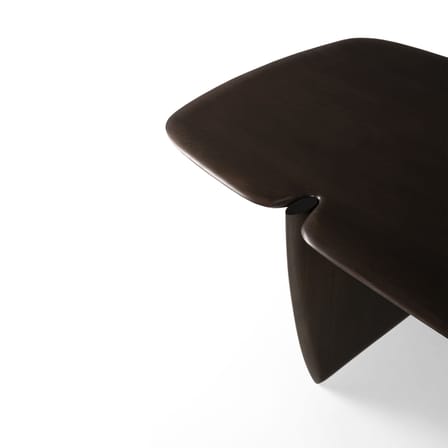Table basse PI bois marron / 155 x 58 x H 38 cm - Acajou massif - Ethnicraft