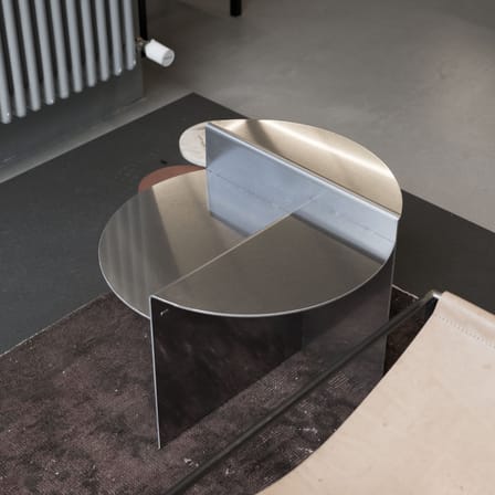 Table d'appoint Rivet Side métal / L 51,3 x P 51,3 x H 40 cm - Frama 