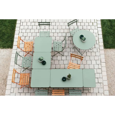 Table pliante Bistro métal violet / 57 x 37 cm - Acier / 2 personnes - Fermob