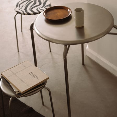Table ronde Petit Rond OUTDOOR métal / Ø 65 cm - Frama 