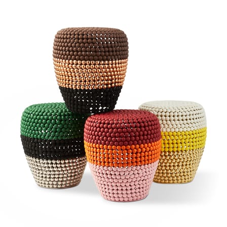 Tabouret Striped Dot métal - Pols Potten