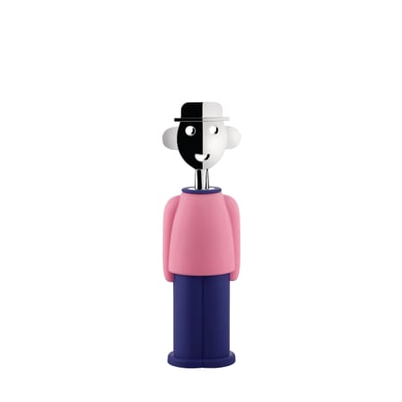 Tire-bouchon Alessandro M. rose bleu / Alessandro Mendini, 1994 - Alessi