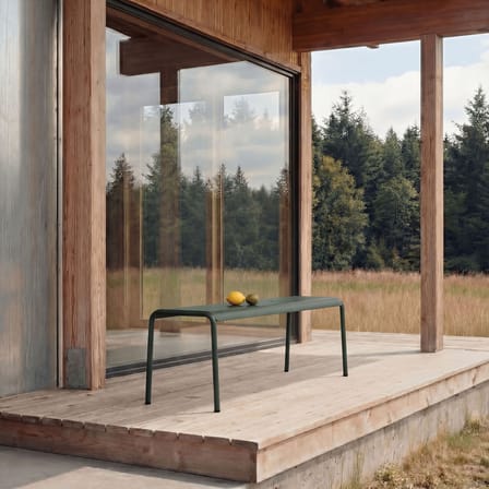 Banc Panorama métal vert / L 170 cm - TIPTOE