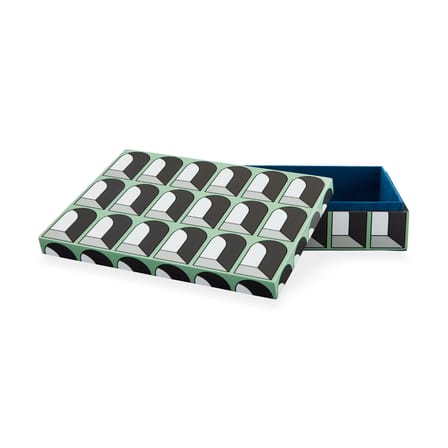 Boîte Arcade Large bois vert / 30 x 20 cm x H 8 cm - Jonathan Adler