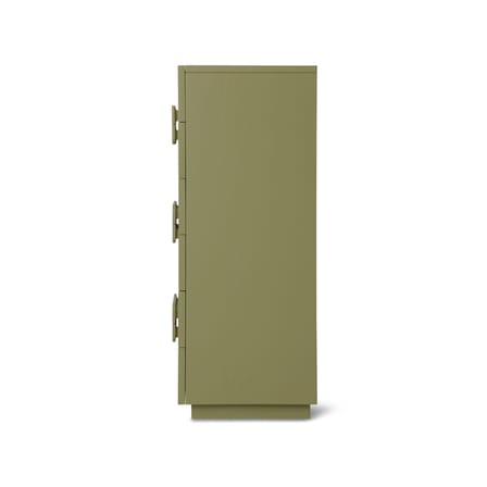 Commode Spacious bois vert / L 80 x P 40,5 x H 98 cm - HK LIVING
