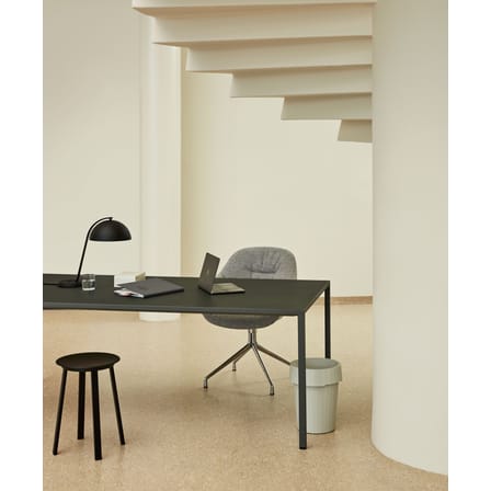 Corbeille à papier Shade plastique gris / Ø 30 x H 37 cm - Hay