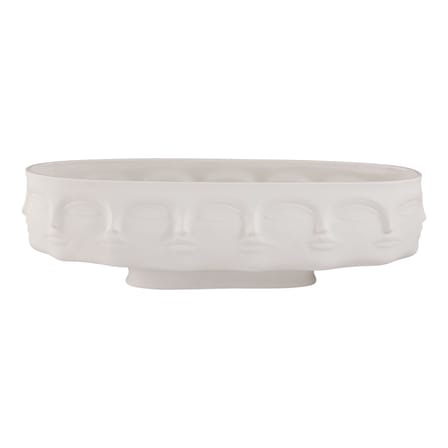 Coupe Dora Maar céramique blanc / 47 x 16 cm - Jonathan Adler