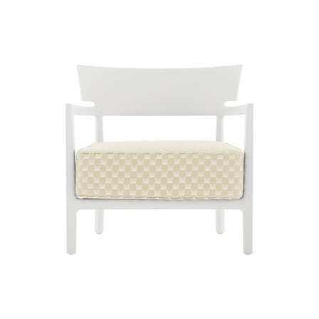 Fauteuil rembourré Cara OUTDOOR x Liberty - Kartell