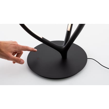 Lampe de table Arrival LED métal noir / Aluminium - H 66 cm - Artemide