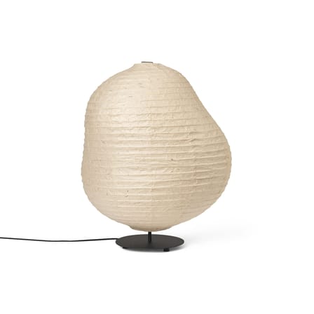 Lampe de table Kurbis Low papier blanc / Lampe de sol - Ø 60 x H 63.3 cm - Ferm Living