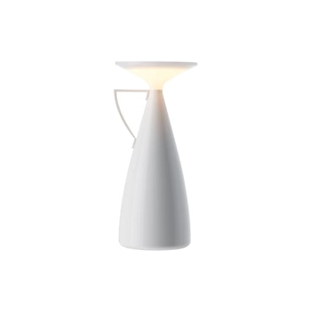 Lampe sans fil rechargeable Camomille LED blanc / By Philippe Starck - Recyclé - Kartell