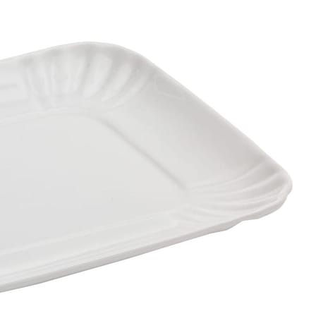 Plateau Estetico Quotidiano céramique blanc / Medium - 18 x 27 cm - Seletti