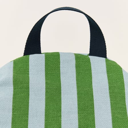 Pouf enfant Bliss tissu vert - NOBODINOZ