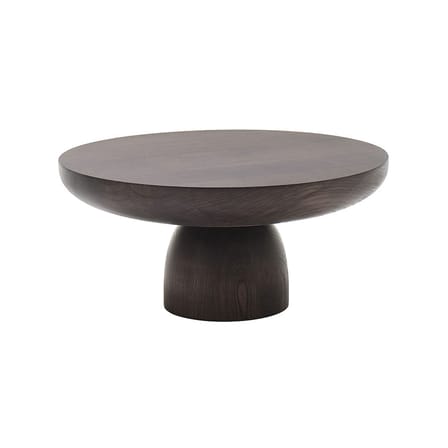 Table basse Olo Wood bois marron / Ø 70 x H 33 cm - Mogg