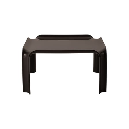 Table d'appoint T877 marron / Pierre Paulin, réédition 1968 - 50 x 50 cm - Gubi