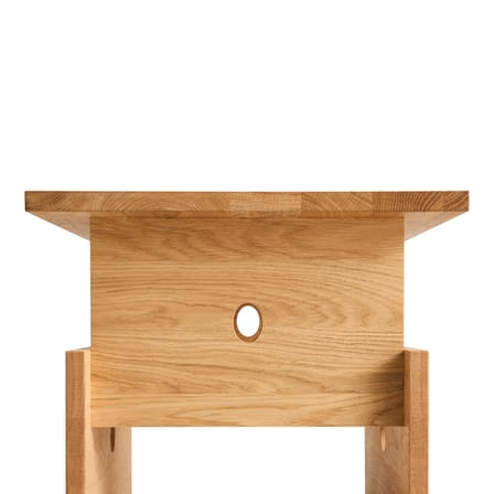 Table d'appoint Wood Box bois naturel / 40 x 40 x H 35 cm - Hay