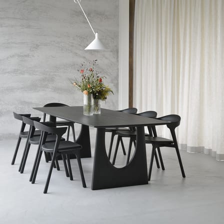 Table rectangulaire Geometric bois noir / 250 x 100 cm - 10 personnes - Ethnicraft
