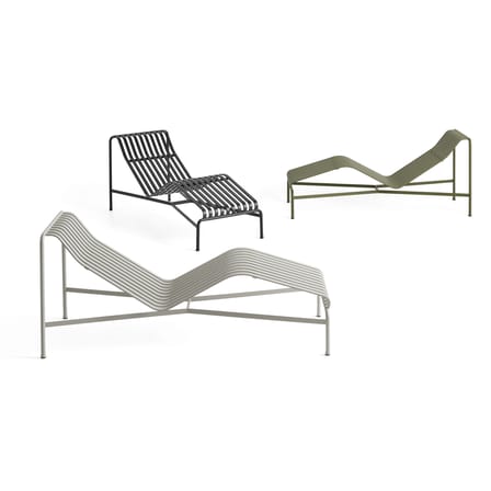 Transat fixe Palissade métal gris / Bouroullec, 2016 - Hay
