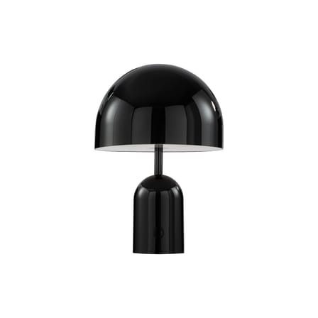 Bell LED Wireless rechargeable lamp plastic material black - Tom Dixon
