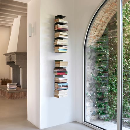 Bibliothèque murale Ptolomeo Wall métal blanc / H 70 cm - Opinion Ciatti