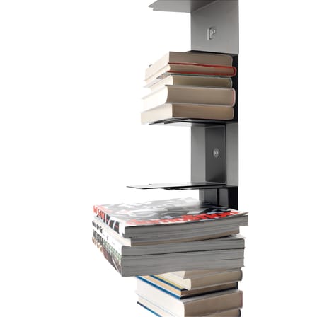 Bibliothèque murale Ptolomeo Wall métal blanc / H 155 cm - Opinion Ciatti