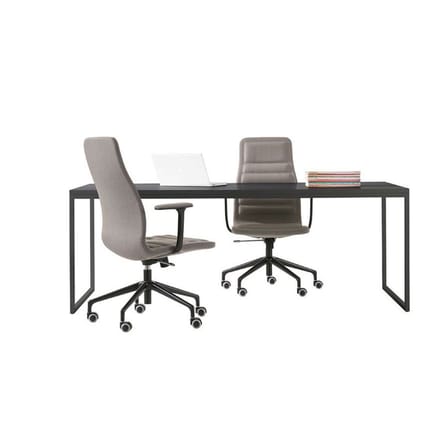 Bureau Fronzoni ‘64 bois noir / AG Fronzoni, 1964 - 100 x 200 cm - Cappellini