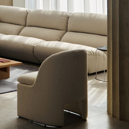 Canapé droit Hi Lo - Configuration B / 3 places - L 330 cm - Modulable - &tradition