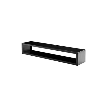 Console basse Low Rack métal noir / 210 x 45 x H 35 cm - Zeus