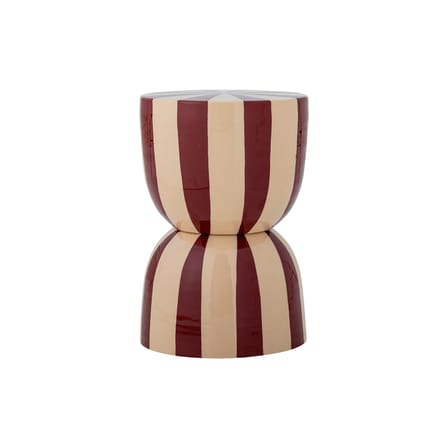 Vrea End table metal red / Ø 31 x H 46 cm - Bloomingville