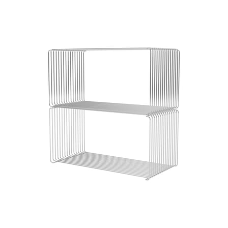 Etagère Panton Wire Extended Rectangle / 70 x 34.8 x P 34.8 cm - MONTANA