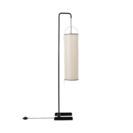 Silk Lantern Floor lamp textile beige / Natural Silk - 1951 - Gubi