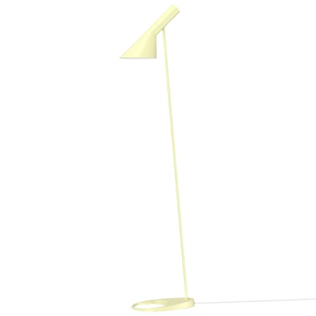Lampadaire AJ métal jaune / H 130 cm - Orientable / Arne Jacobsen, 1957 - Louis Poulsen