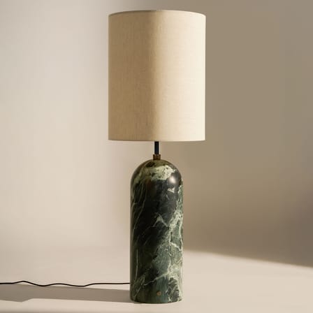 Lampadaire Gravity XL marbre vert / Ø 45 x H 135 cm - Gubi