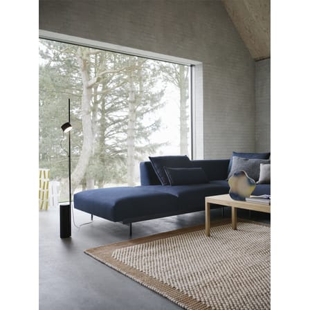 Lampadaire Post métal noir / LED - 2 spots aimantés orientables - Muuto
