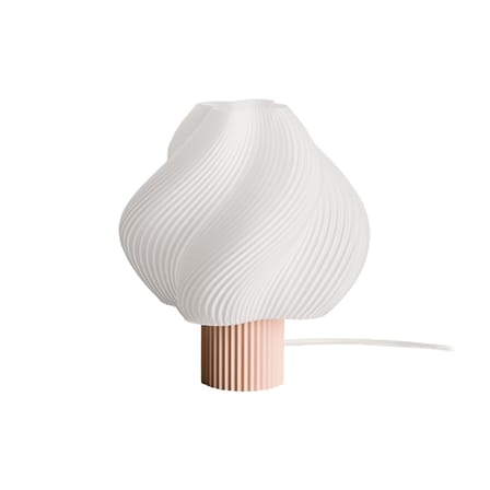 Lampe de table Soft Serve Grande rose / H 35 cm - CRÈME ATELIER