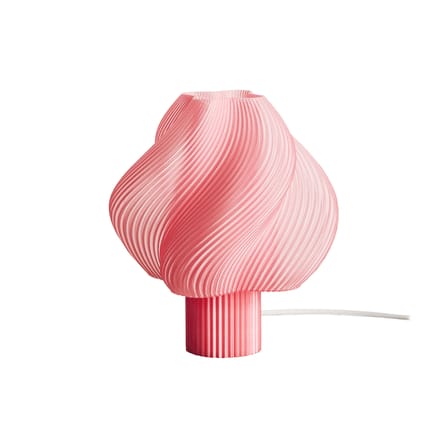 Lampe de table Soft Serve Grande rose / H 35 cm - CRÈME ATELIER