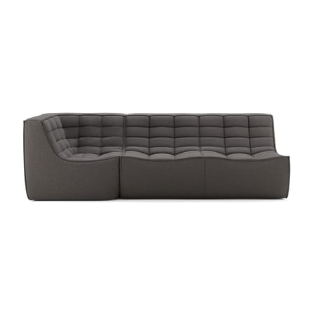 N701 Lounge Chair UK Version textile grey / UK Version - 90° square corner Unit - Ethnicraft