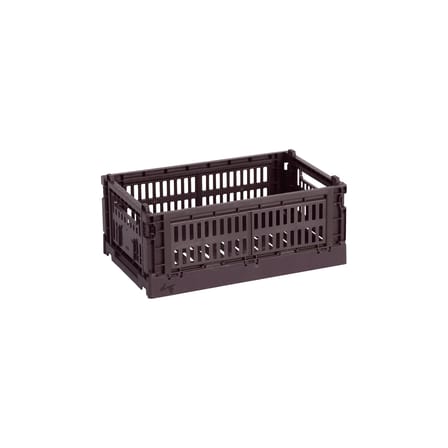 Panier Colour Crate plastique rouge Small / 17 x 26,5 cm - Recyclé - Hay