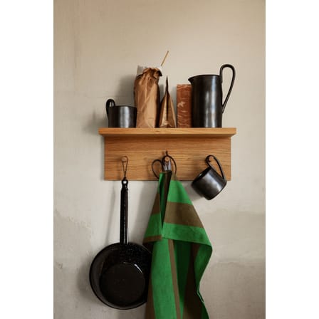 Portemanteau mural Place Small / Etagère - L 105 cm - Ferm Living