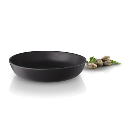 Nordic Kitchen Soup plate ceramic black / Ø 20 cm - Sandstone - Eva Solo