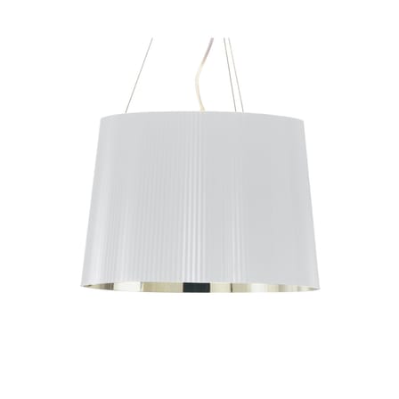 Suspension Gé Metallisé plastique blanc or / Ø 37 cm - Matériau recyclé - Kartell