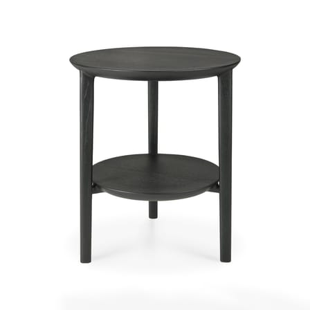 Table d'appoint Bok bois noir / Ø 43 x H 50 cm - Ethnicraft