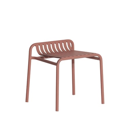 Tabouret empilable Week-end métal marron / Aluminium - Petite Friture