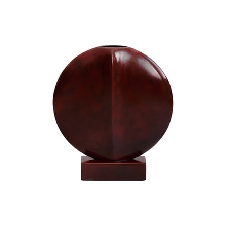 Vase Guggenheim Mini céramique bordeaux / Ø 32 cm - 101 COPENHAGEN