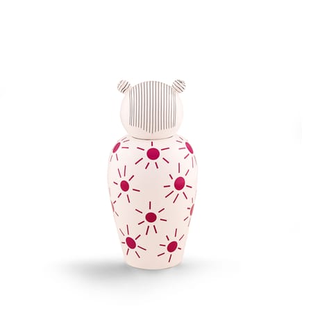 Vase mit Deckel Canopie Lula keramik rosa / Mit Deckel - Seletti