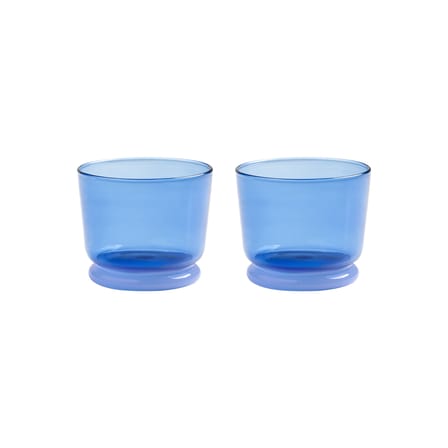 Verre Dew verre bleu / Set de 2 - & klevering