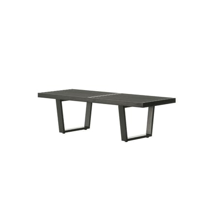 Nelson Bench Bench wood black / L 122 cm - By George Nelson, 1946 - Vitra