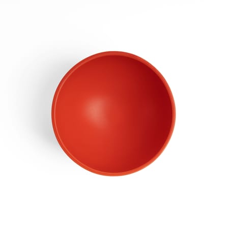 Coupe Strøm Medium céramique orange / Ø 19 cm - Fait main - raawii